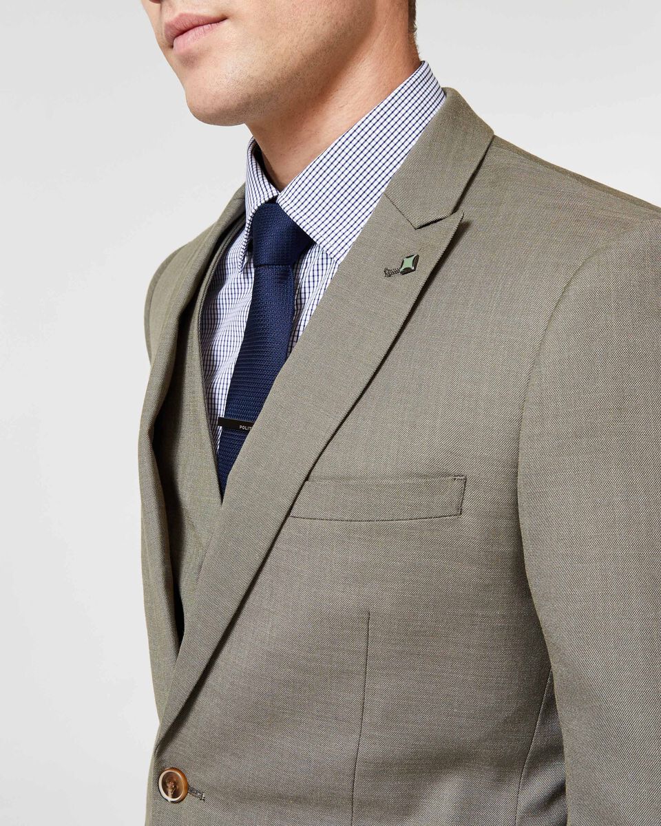 Montorso Tailored Suit Jacket, Olive, hi-res